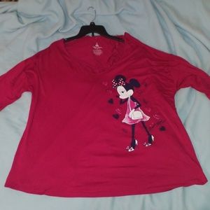 Official Disney plus size 3x Minnie Mouse top